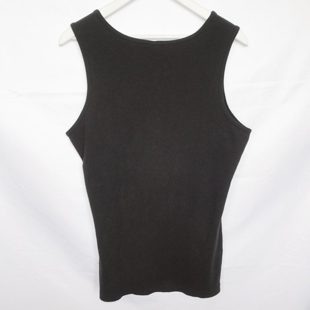 Roots 73 Black Ribbed Tank Top - Picture 2 of 3